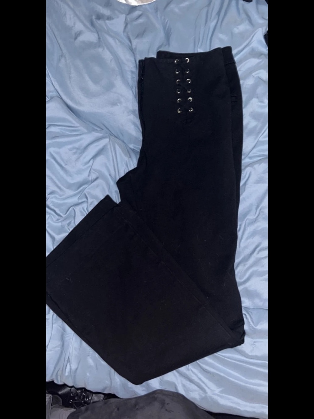 White House Black Market Lace Up Pants!!